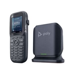 2200-88080-001 Polycom - Rove 20 4-Lines 2-inch LCD DECT Handset VoIP Phone with Rove B1 Single-Cell IP Base Station