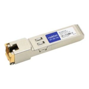 407-10931-AO | AddOn SFP (mini-GBIC) XCVR module 10Mb LAN 100Mb LAN GigE TAA Compliant