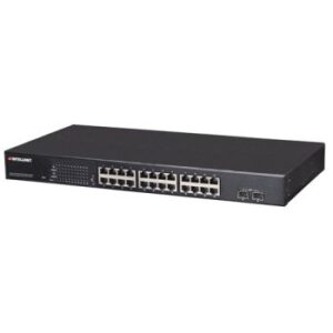 560559 | Intellinet 24-Port Gigabit Ethernet PoE+ Web-Managed Switch
