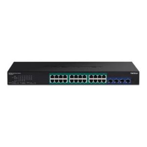 TPE-30284 | Trendnet TPE 30284 switch 28 ports smart rack-mountable TAA Compliant