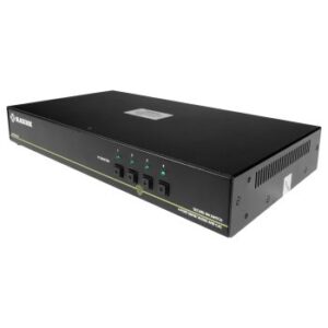 SS4P-KM-UCAC | Black Box SECURE NIAP keyboard/mouse/audio switch 4 ports TAA Compliant