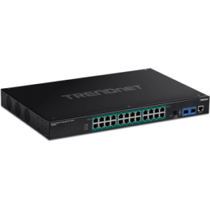 TI-RP262I | Trendnet Industrial switch 26 ports managed rack-mountable TAA Compliant